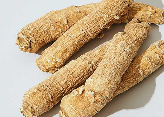 An image of Ginseng Root attached to the article, "Advantages of Ginseng".