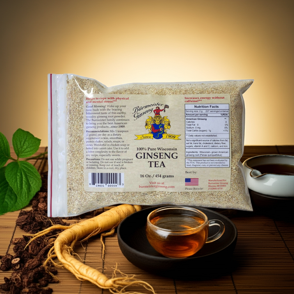 1 lb American Ginseng Loose Tea 茶用西洋参根块 (454 grams)