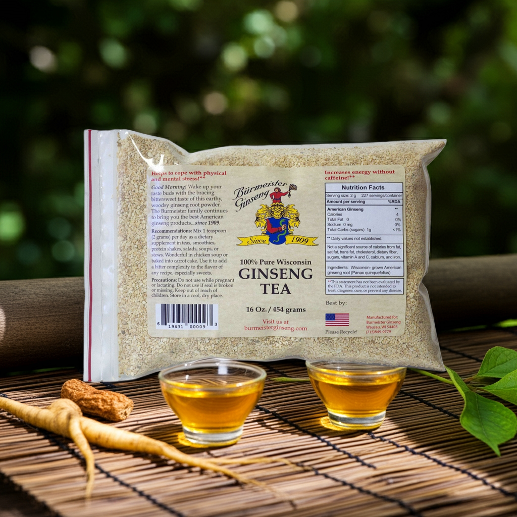 1 lb American Ginseng Loose Tea 茶用西洋参根块 (454 grams)