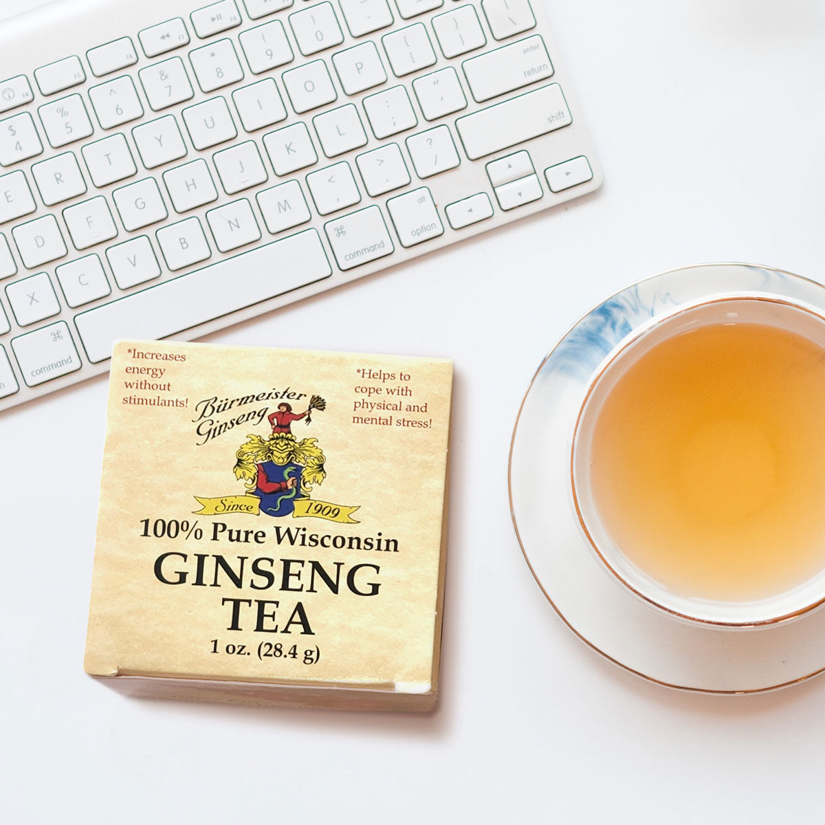 American Ginseng Loose Tea 茶用西洋参块 1 oz Carton (15 servings)