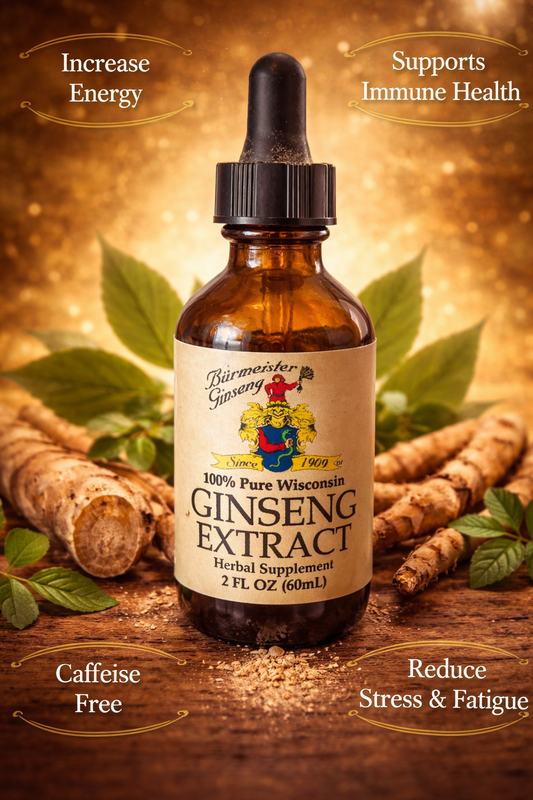 American Ginseng Extract 西洋参提取物 — 100% Pure WI-Grown American Ginseng