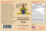 Burmeister Ginseng, 1 lb. Ginseng Tea label