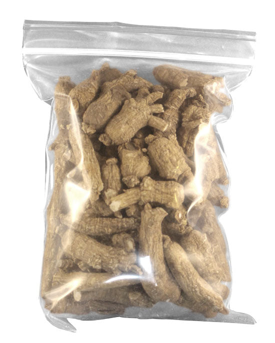 Ginseng Root, Medium size roots, 1 lb Bulk bag, 100% Pure Wisconsin American Ginseng