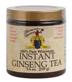 Ginseng Instant Tea, 5.6 oz. 159 g, 100% Pure Wisconsin Ginseng