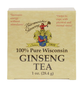 Ginseng Tea, 1 oz. 100% Pure Wisconsin American Ginseng