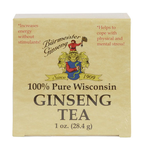 Ginseng Tea, 1 oz. 100% Pure Wisconsin American Ginseng