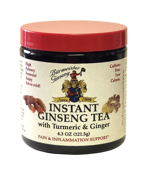 American Ginseng, Turmeric and Ginger Instant Tea, 4.3 oz, 30 servings